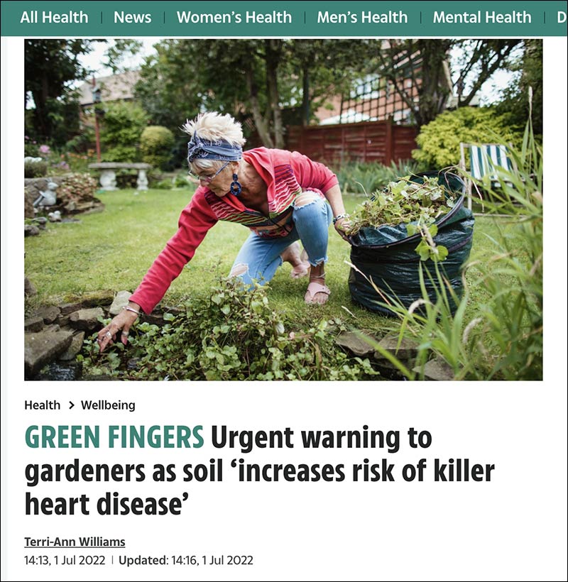 gardening heart disease