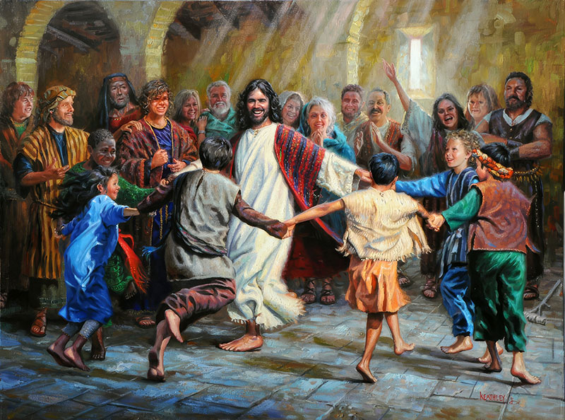 jesus christ dancing